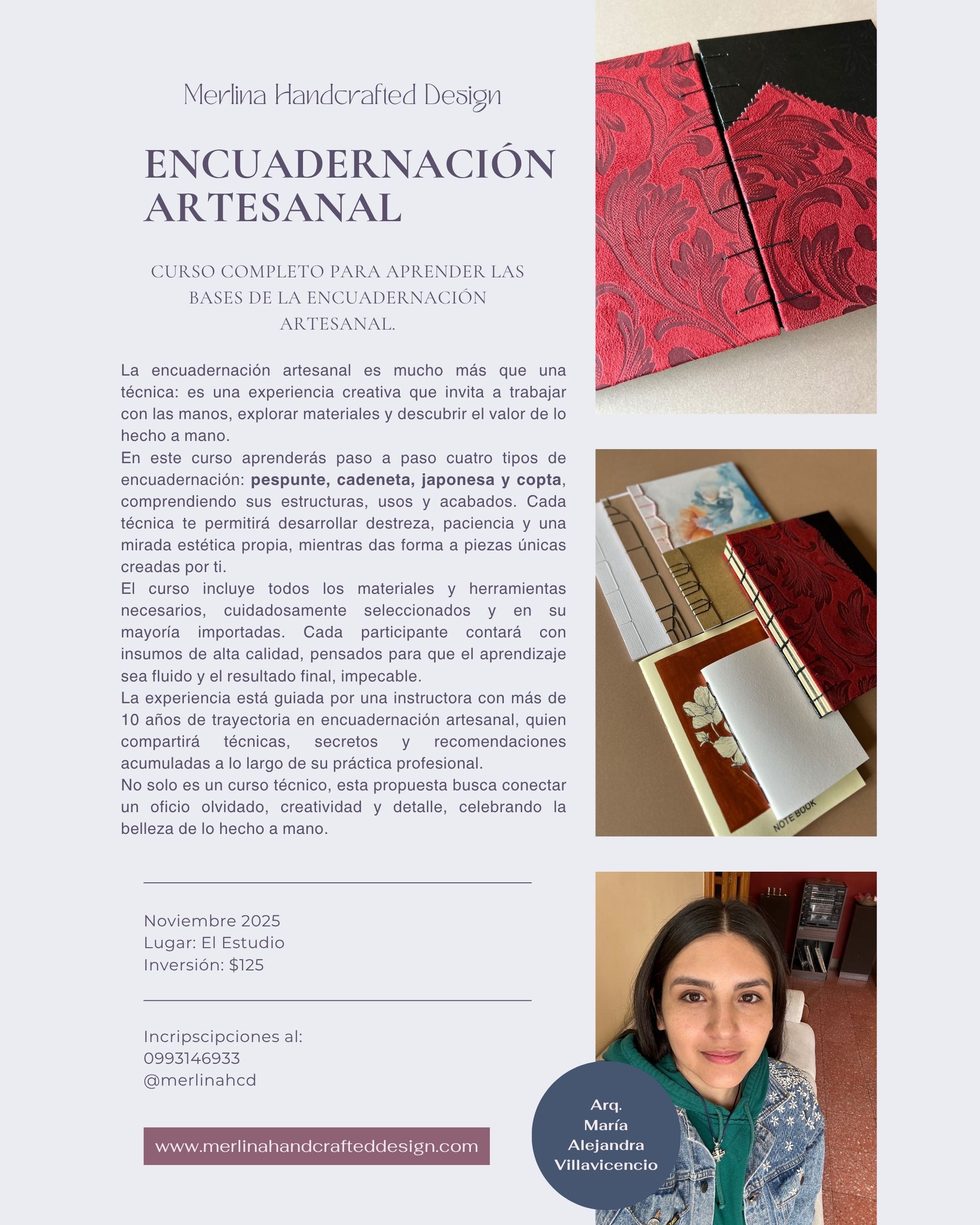 CURSO DE ENCUADERNACIÓN ARTESANAL - Imagen 5