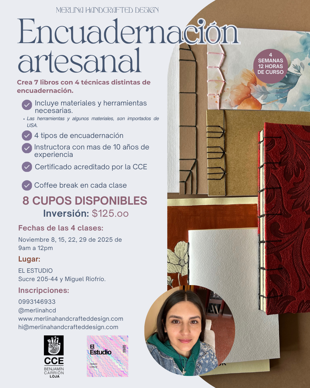 CURSO DE ENCUADERNACIÓN ARTESANAL - Imagen 8